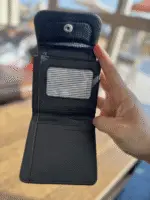 ⁦محفظة ڤيرا – اللون الأسود 🖤⁩ - الصورة ⁦2⁩